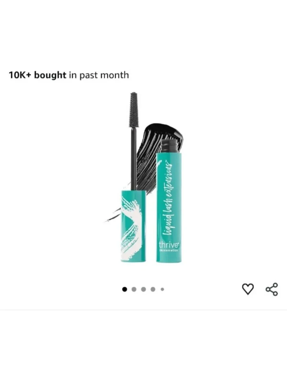 Thrive Causemetics Liquid Lash Extensions Mascara, Tubing Thrive